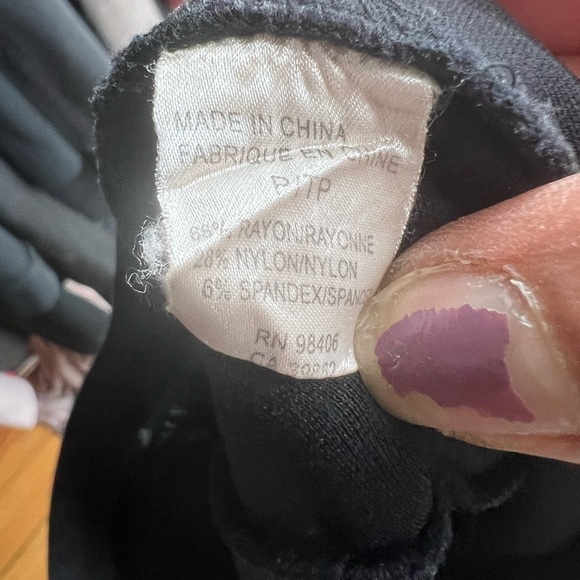 Theory black skinny pants trousers P - Picture 8 of 8